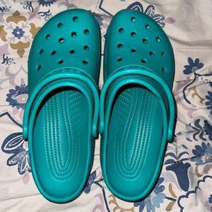 Teal CROC Clogs